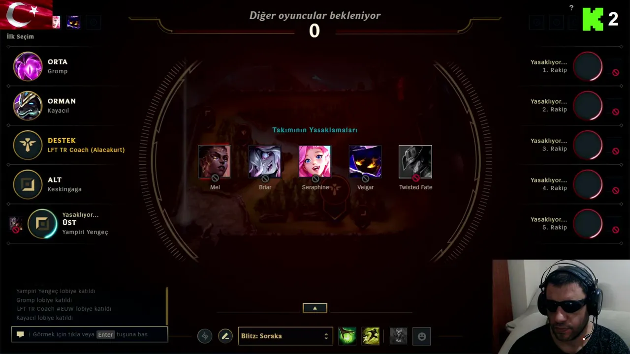 EUW Tek/Çift | Support | Öğretici 5v5 Maçlar İçin Oyuncu Aranıyor