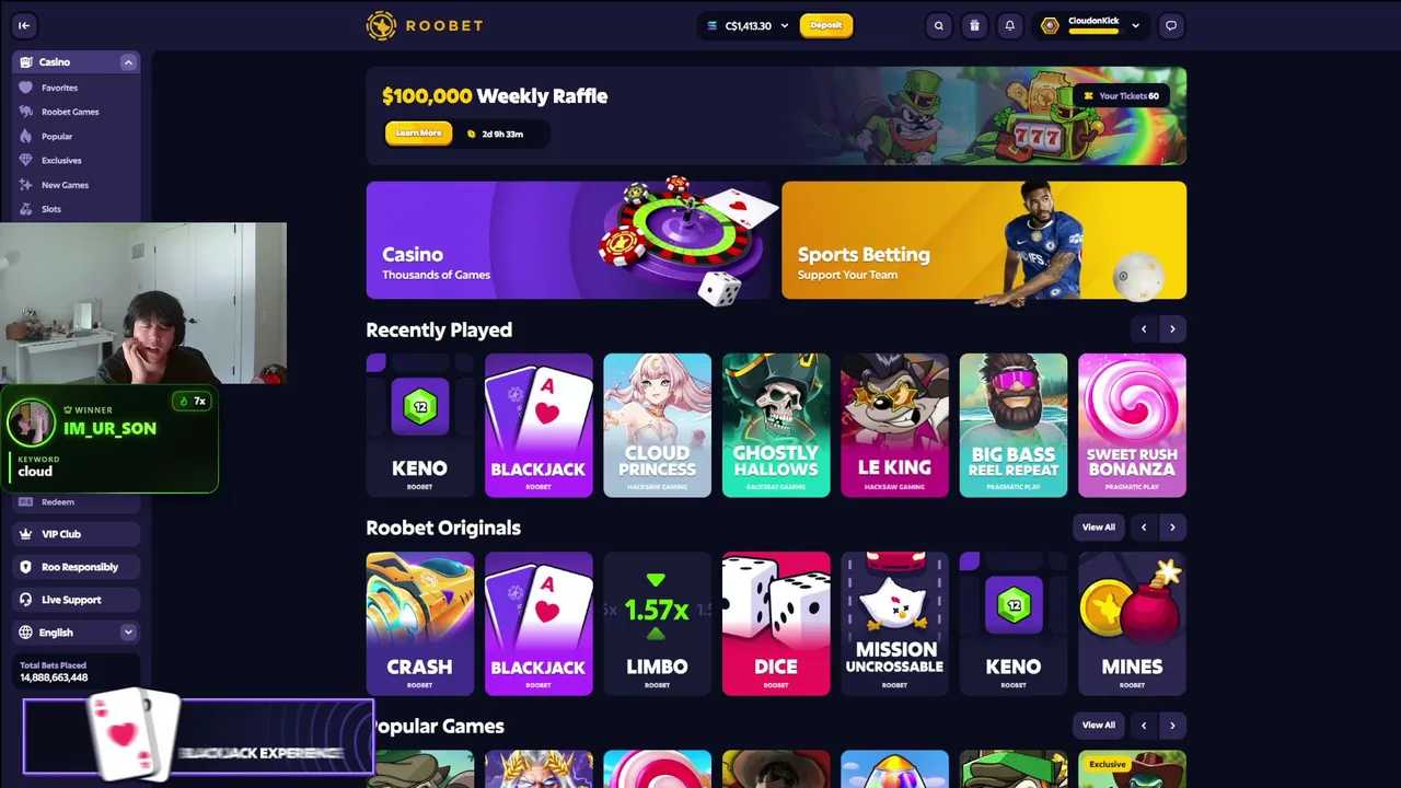 $2,700 RAW ON !ROOBET !packdraw !discord !lb