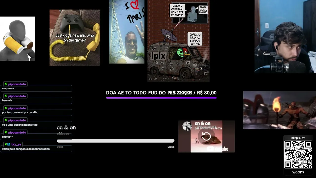 OUVINDO ÁLBUNS/SINGLES - ENVIE SUA SUGESTÃO 👉 !PIX !WOODS !CINEFY