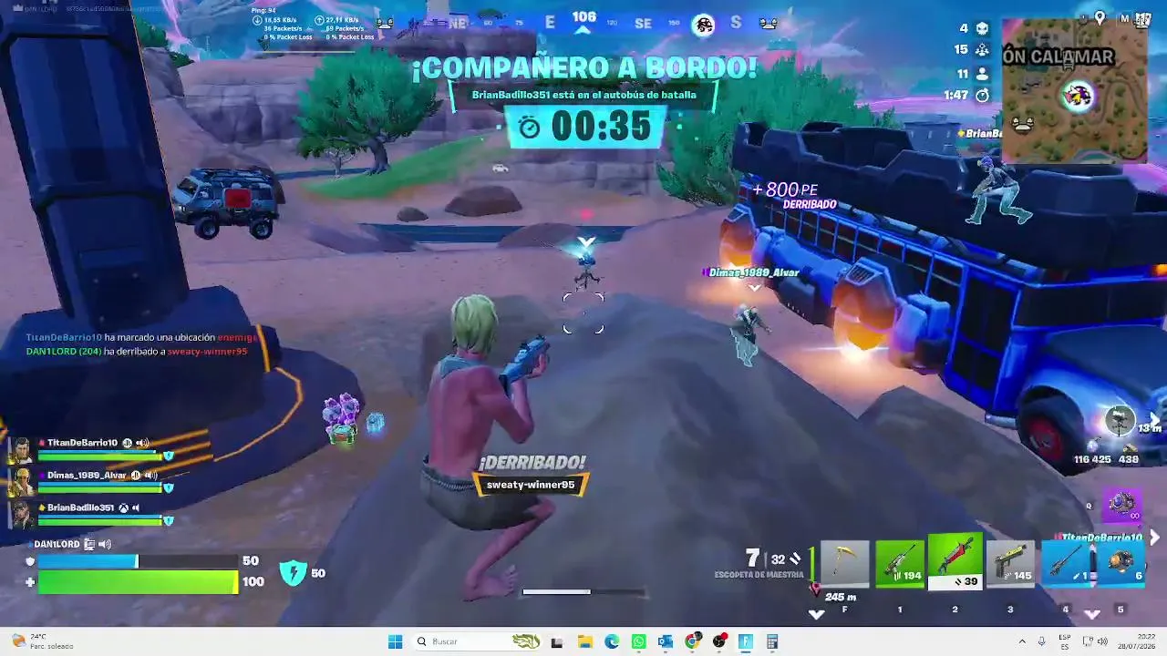 JUGANDO FORNITE ¡BUENARDO!