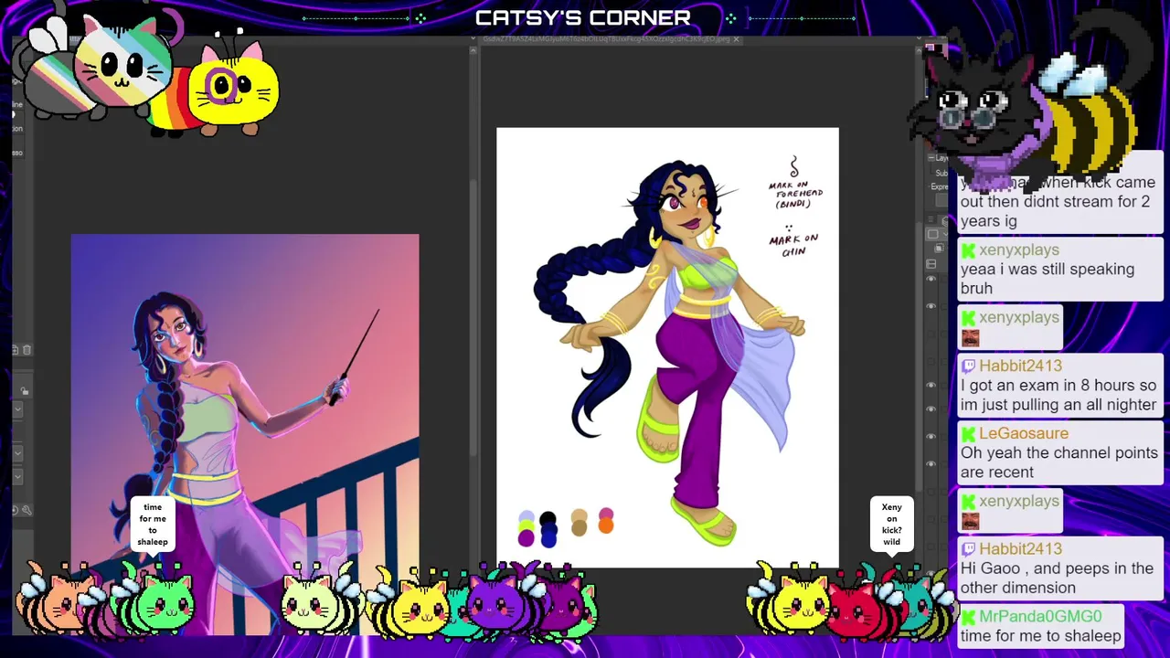 Art Stream! Art fight attack! Working on a personal project later? Or may be playing some games?
