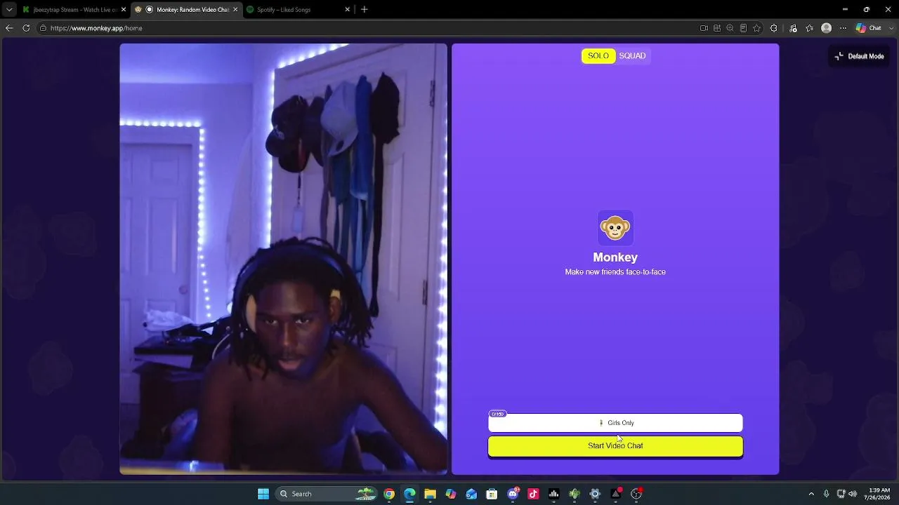 HEHEHEHEH BACC ON MY BS MONKEY