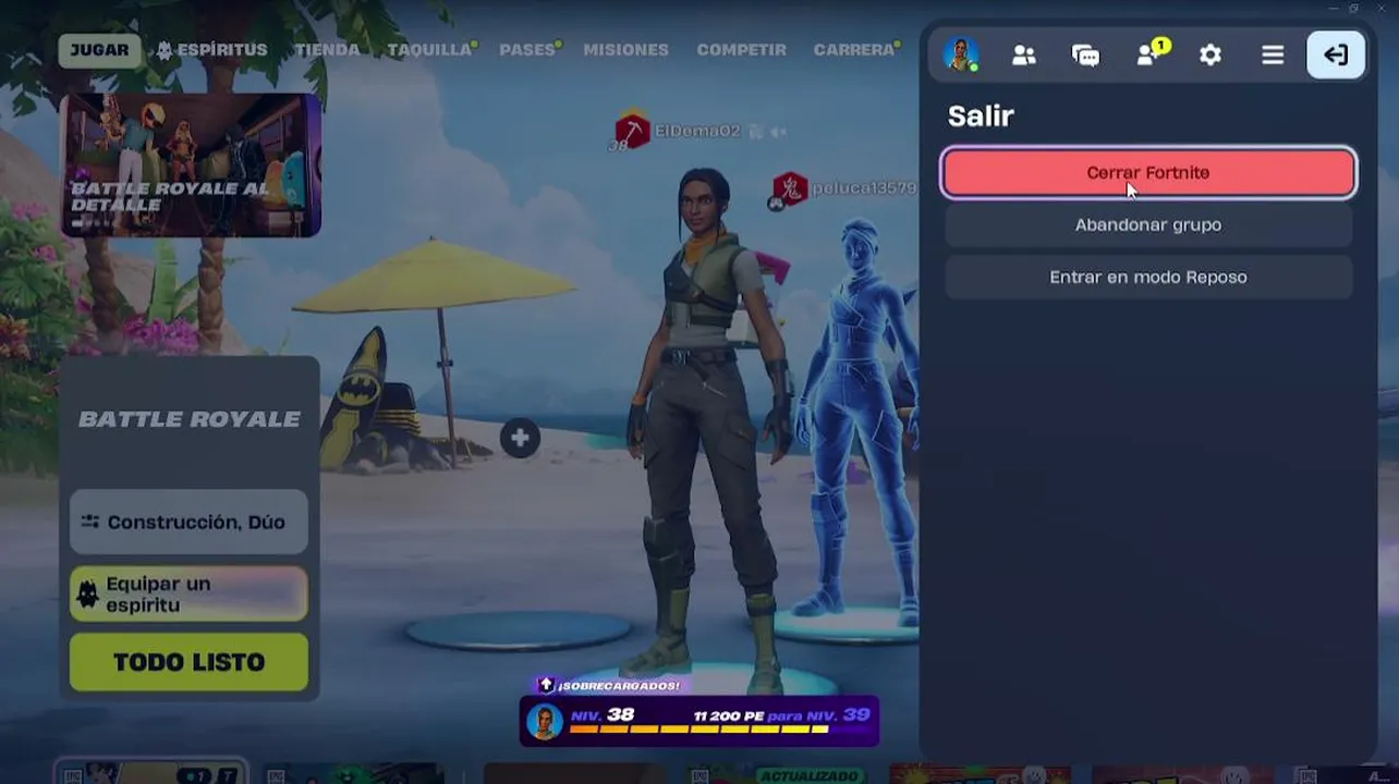 FORTNITE FORTNITE FORTNITE (UNITE A JUGAR CONMIGO)