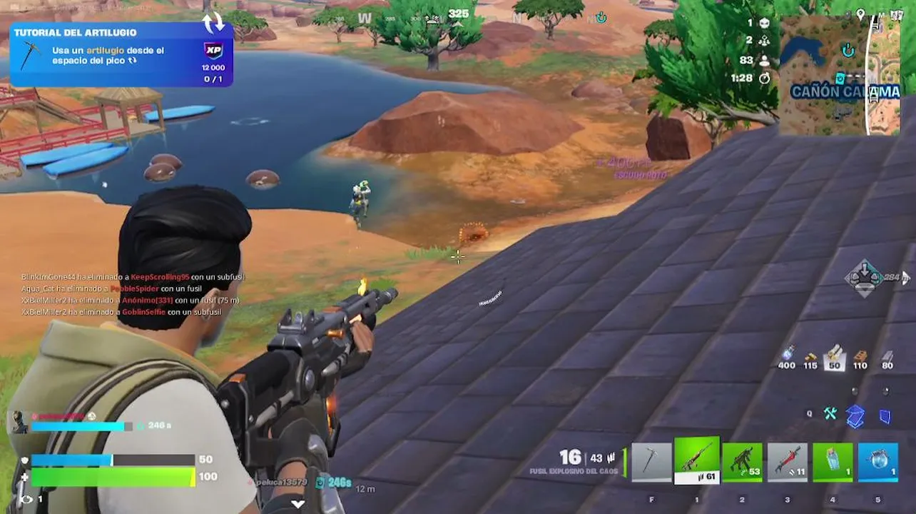 INTENTAMOS GANAR SOLO A PISTOLA CON MI HERMANO EN FORTNITE