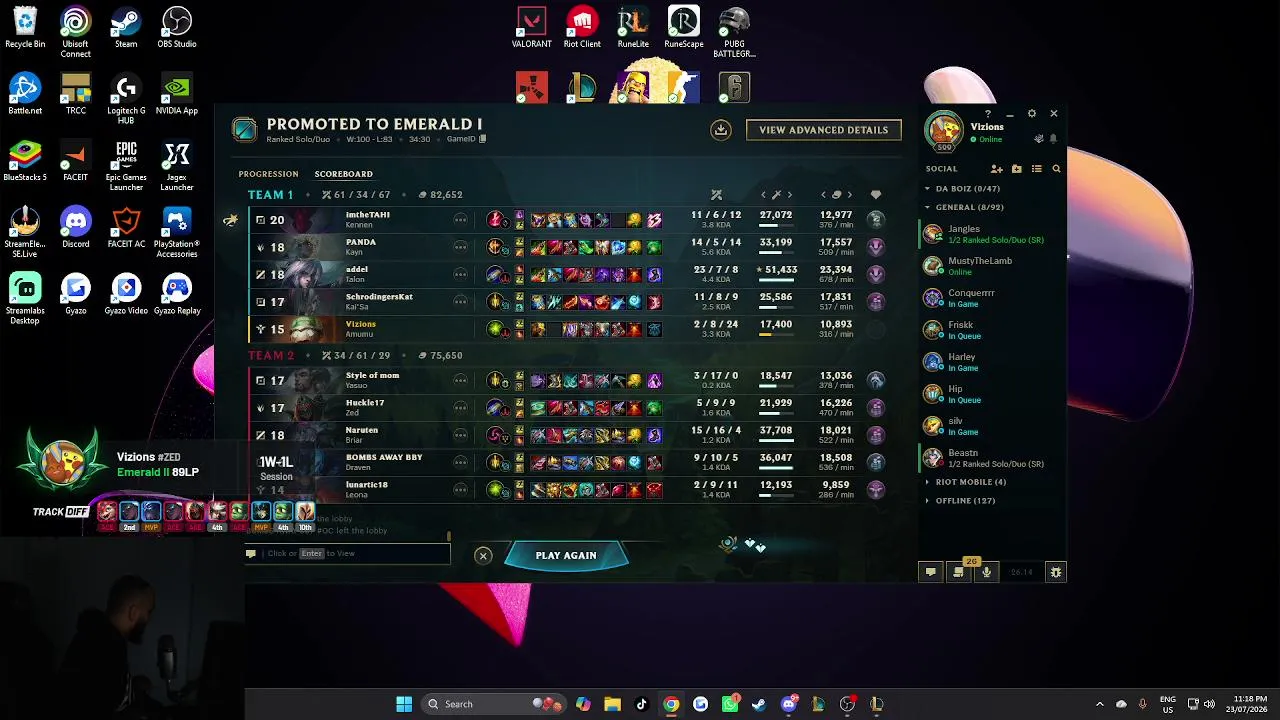 [AU/OCE] SoloQ Ranked