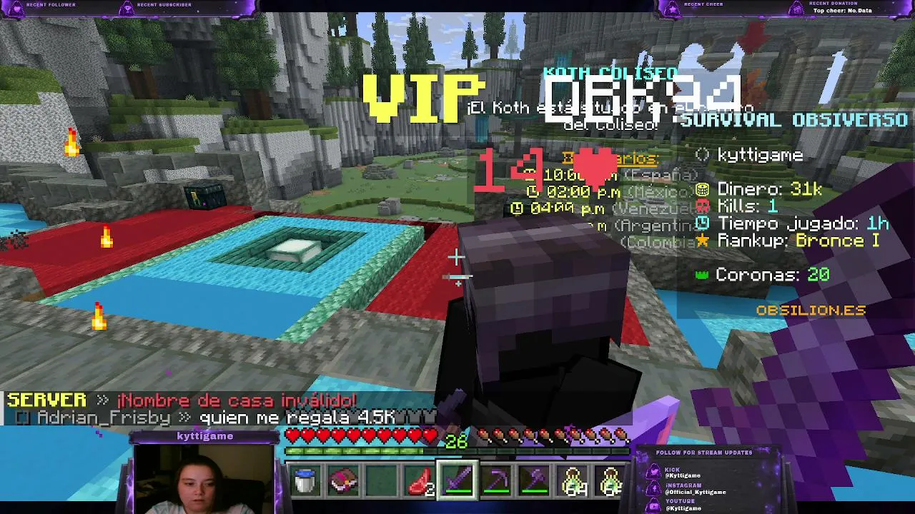 Minecraft // De NOOB a DIOSA el CAMBIO en OBSILION