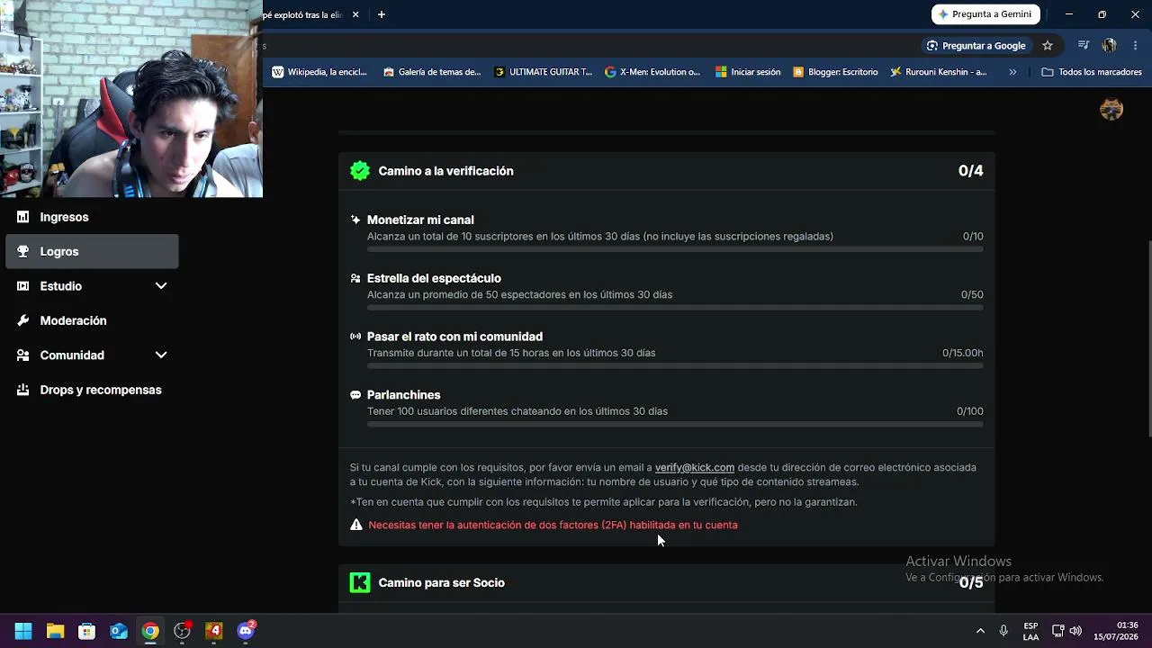 My first stream.
