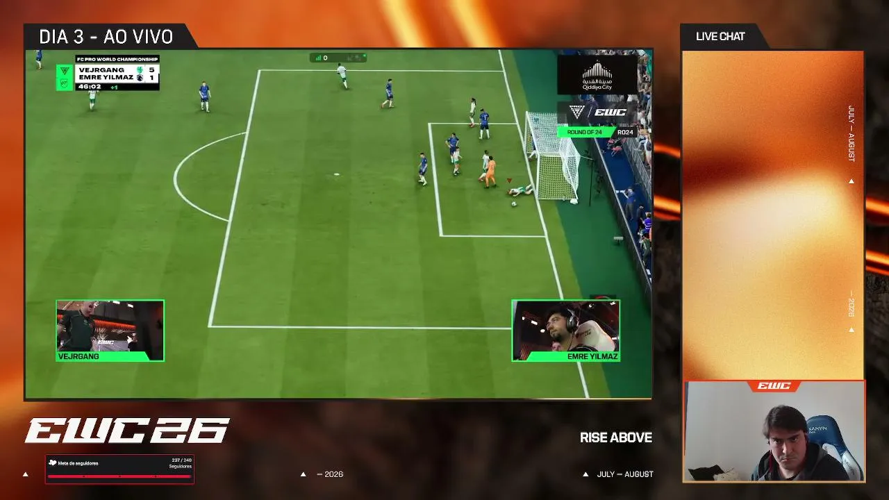 EWC 2026 - EA FC - DIA 3 - Siga @m4550n150N1 nas redes sociais!