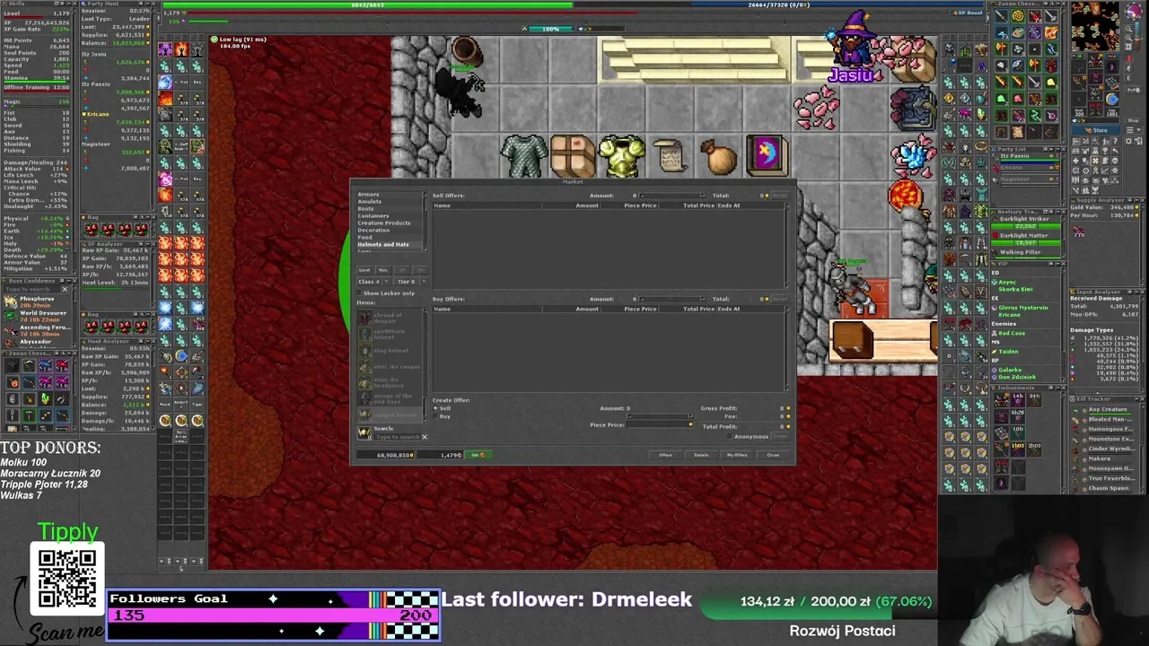 Klasyczna Tibijka ⚔️ Harmonia 💜  1k MS+🚀 Zapraszam! 👊