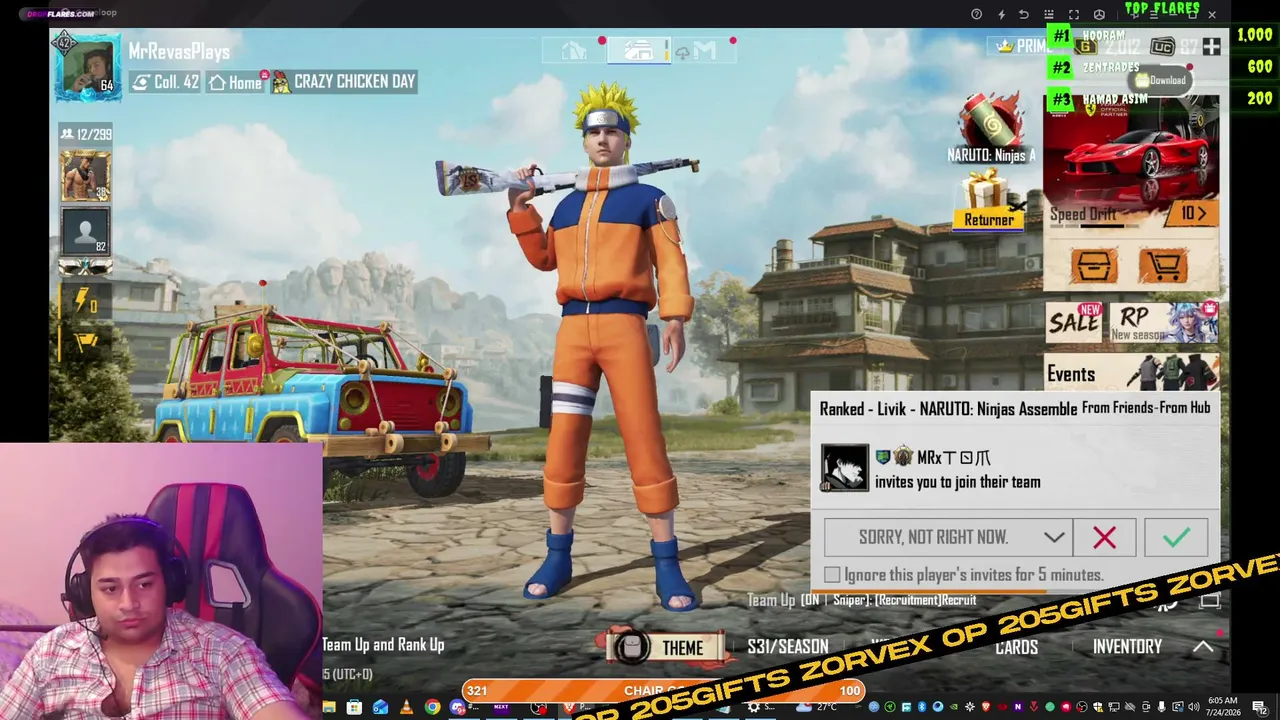 🟢U GOT MENTION FROM MRREVASPLAYS LIVE