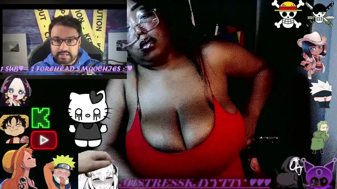 Big Mama finally hit 1k twitch followers ♥♥ spicyy  Big Mama 💋Haii, muahh♥, GOOD BOYS ONLY👹 @jojodblackstar