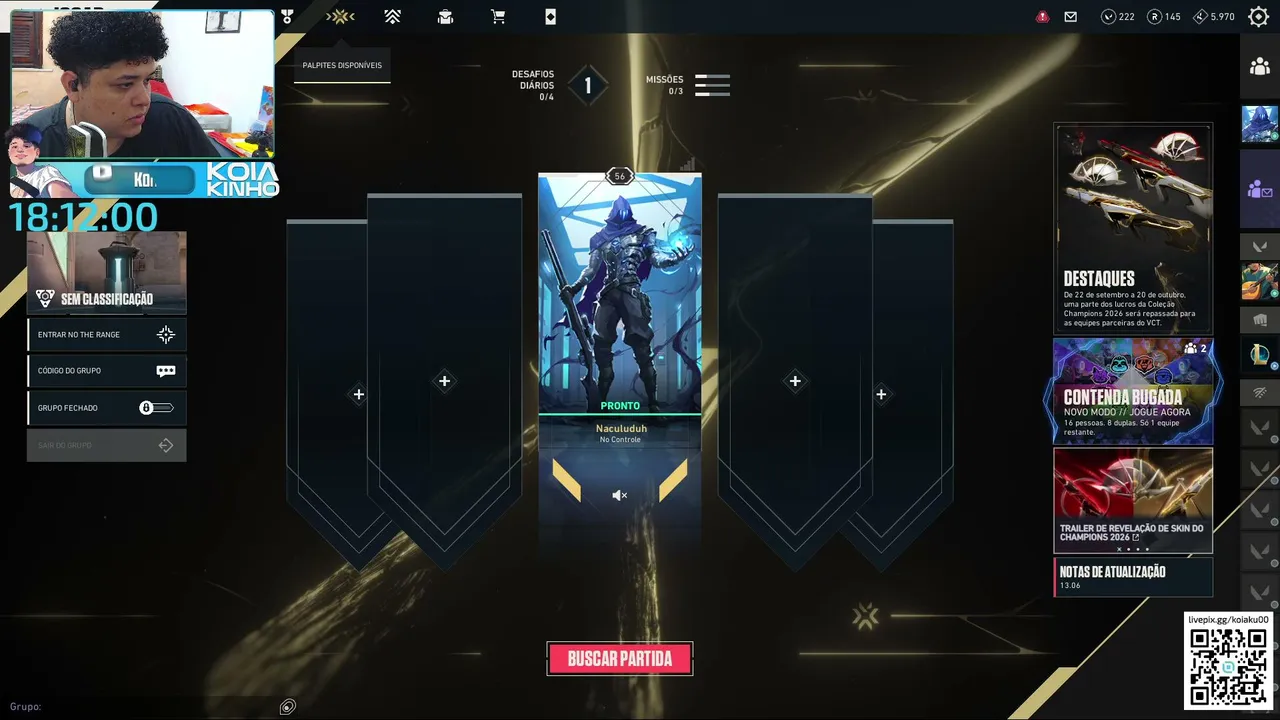 Valorant e mais tarde POKE ALLIANCE