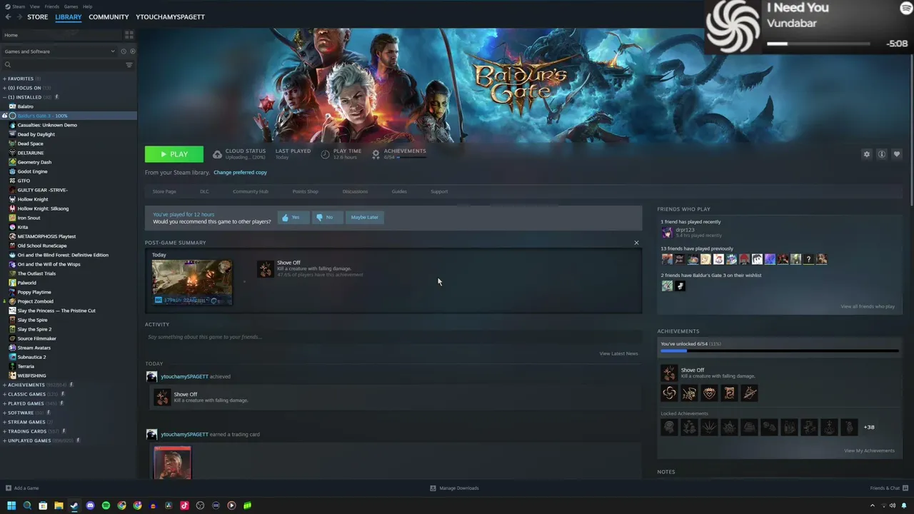 Baldur's Gate 3 with Jennybunnybun 5.
