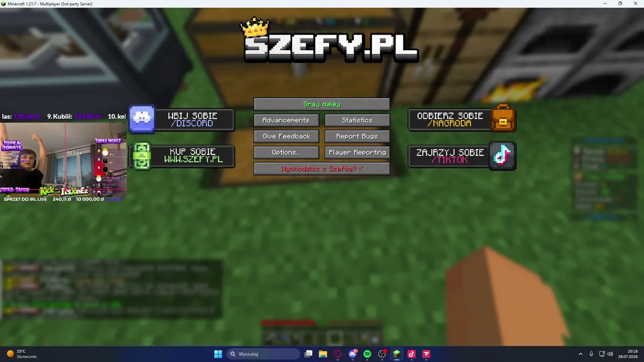 Testujemy nowy serwerek w Minecraft! !donate !dc
