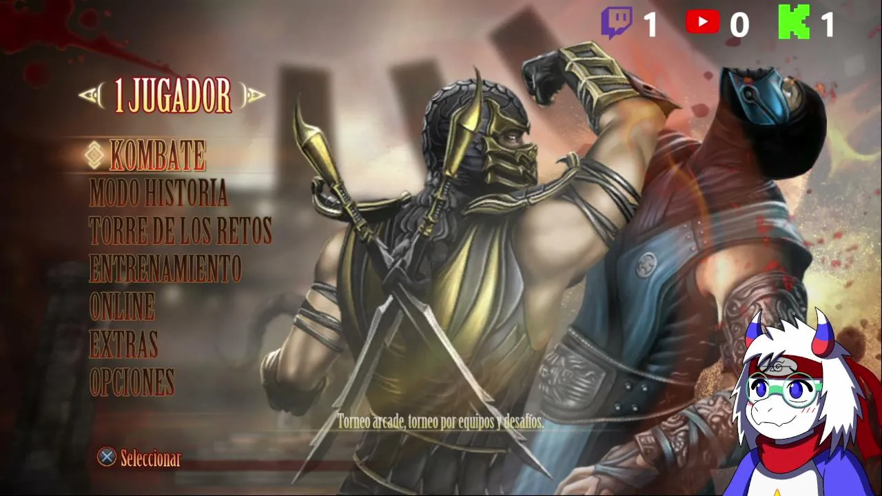 🟢 Un Beto/Ralsei Chileno está jugando 🌟 Mortal Kombat 9  🌟 *I don't know* 🟢