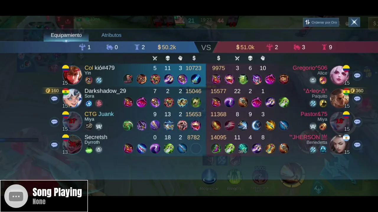 Mobile Legends Choque de Caos (mancos)