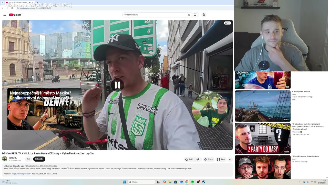 ČTVRTEK | JSEM PABLO ESCOBAR, HLAVNĚ ALE CHILL A SKVĚLÝ POKEC S NEJLEPŠÍM STREAMEREM ŽEJO