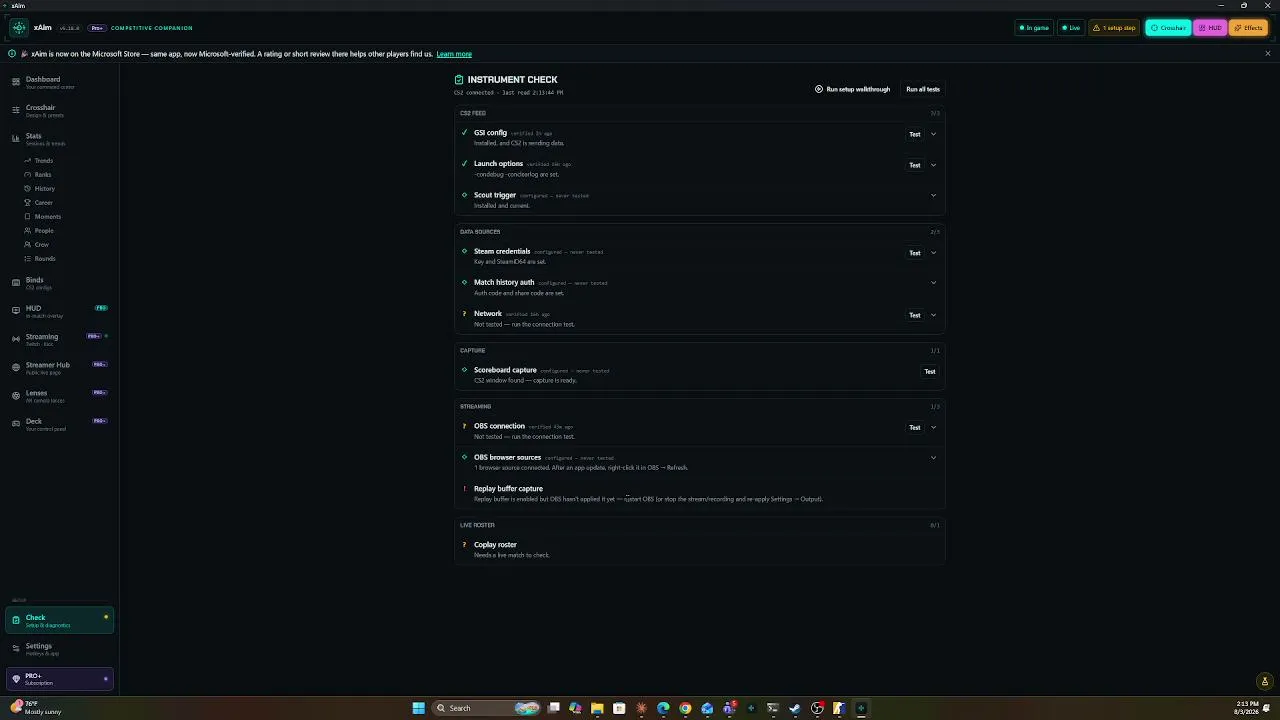 My first stream.