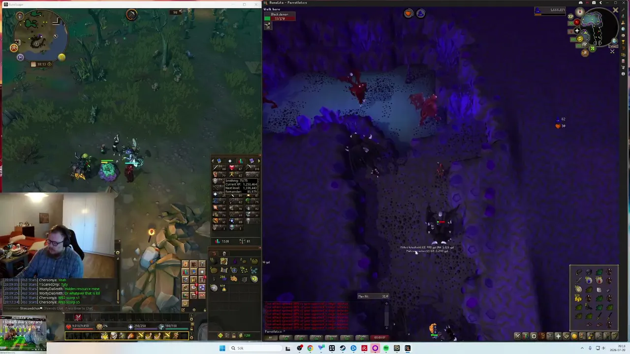 Genius makes runescape content.