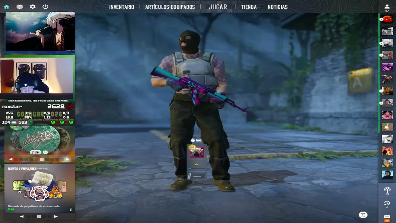 faceit sa lvl 10 - 25s delay | ig roxfps_ - tw roxfps