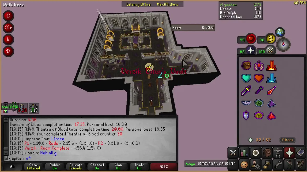 attempting tob in 416!