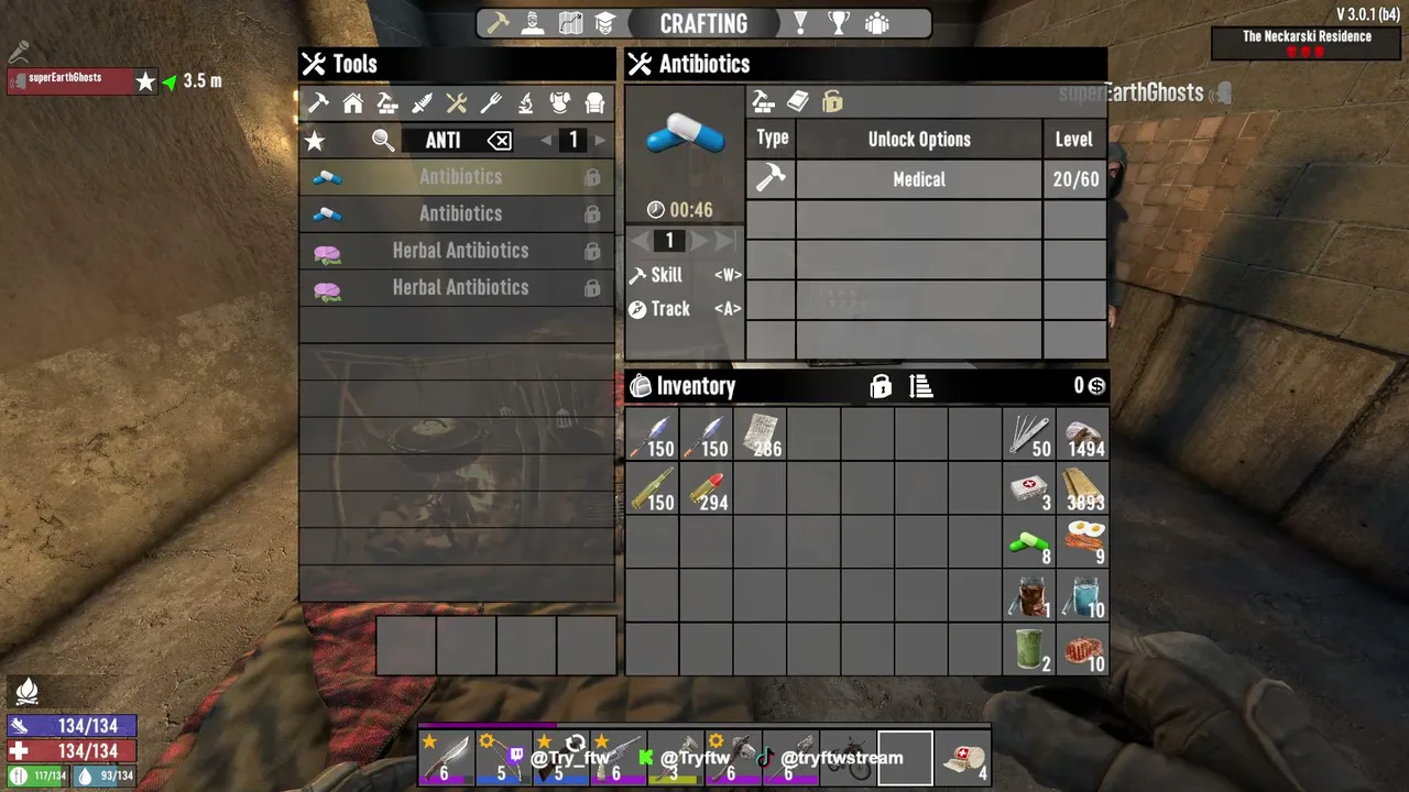 7 DAYS TO DIE GRINDING WITH THE FAM!!