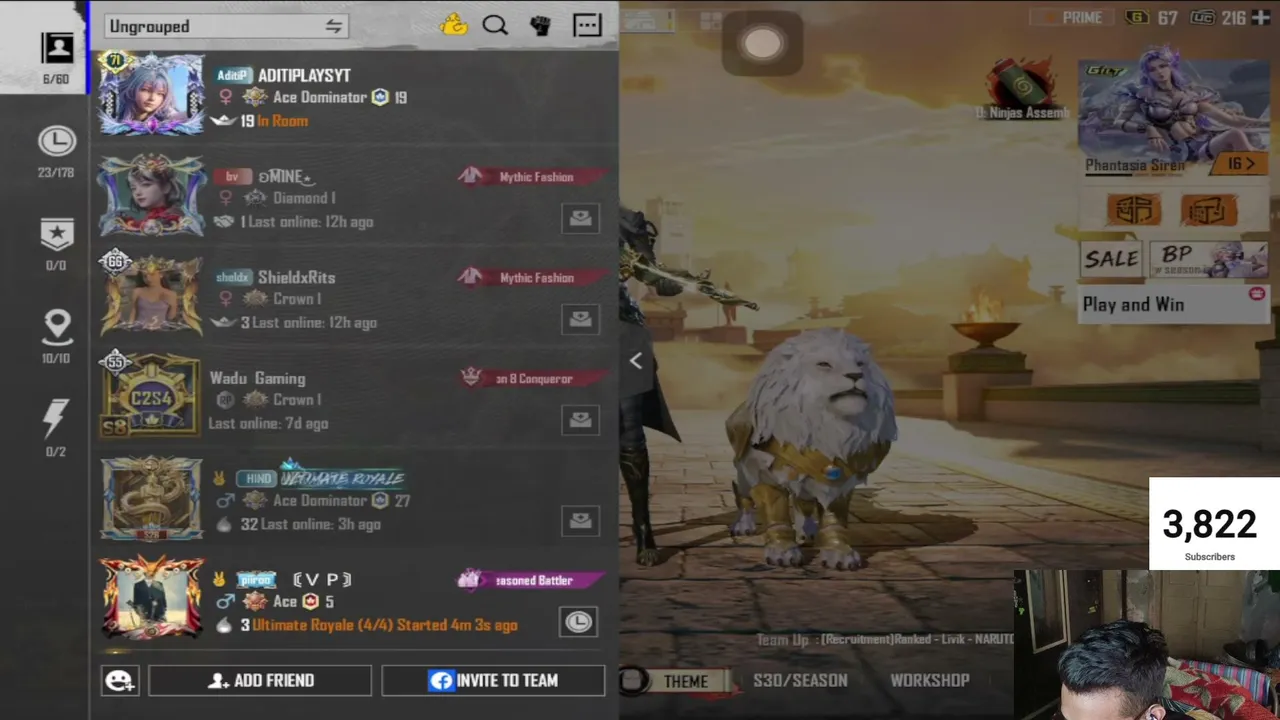🔴BGMI NEW MODE 4.5 UPDATE🔥 |GUJRATI BGMI  WITH @CRAZYLIVE9  | Facecam | Team Code BGMI LIVE 🔴