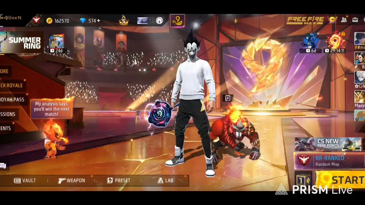 FREE FIRE LIVE WITH DEATHQUEEN💗FF LIVE