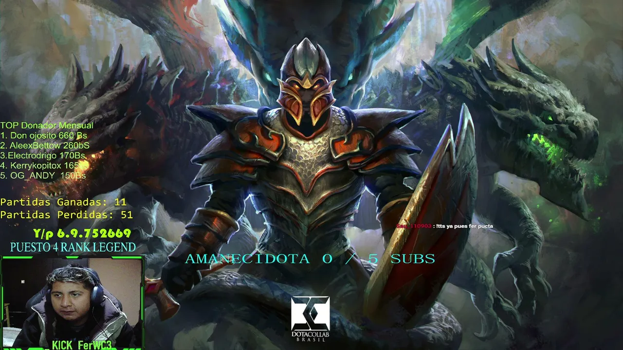 BUENAS NOCHES A TODOS EMPEZANDO STREAM GO DOTITA GOZU PLATINO DIAMANTE