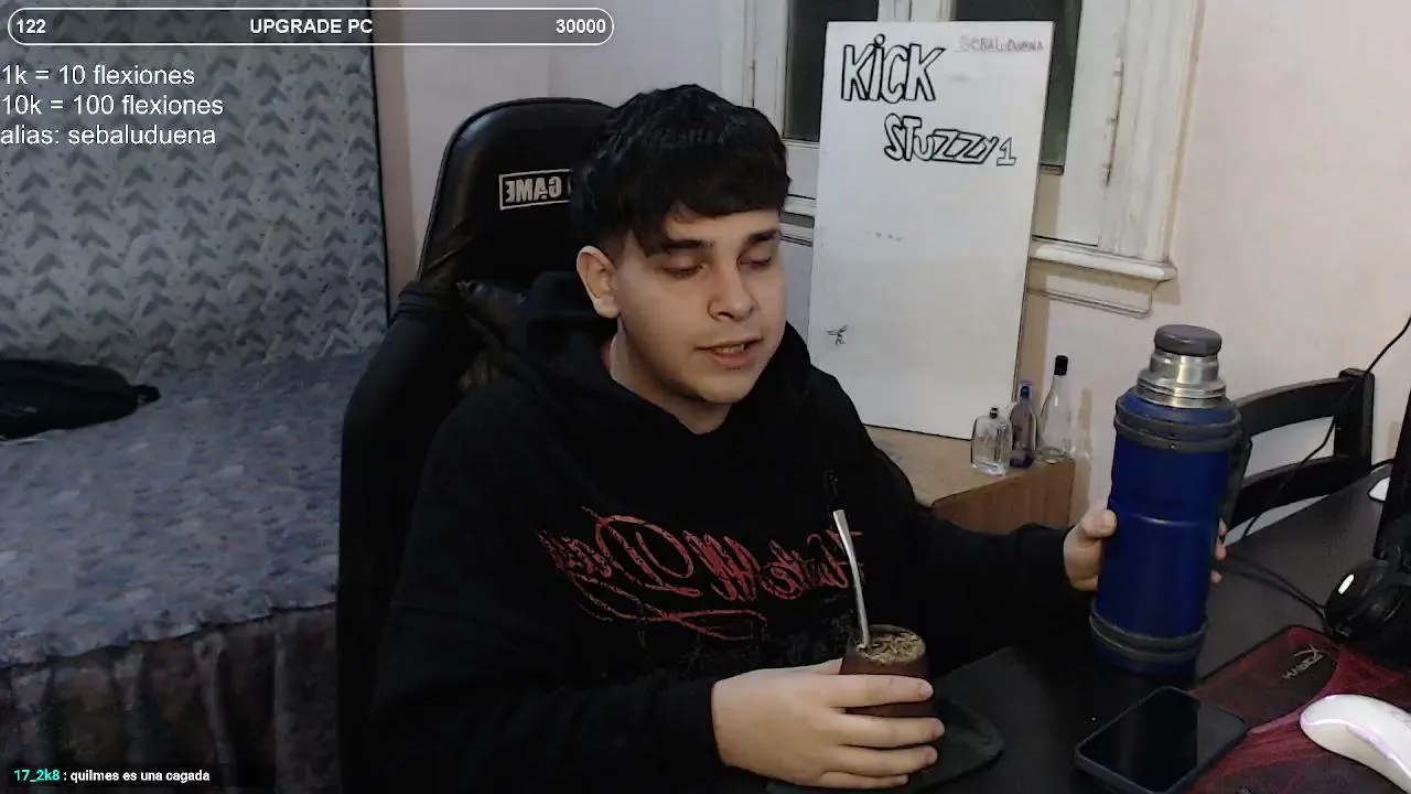 5 flexiones x follow // si entras te doy un mate