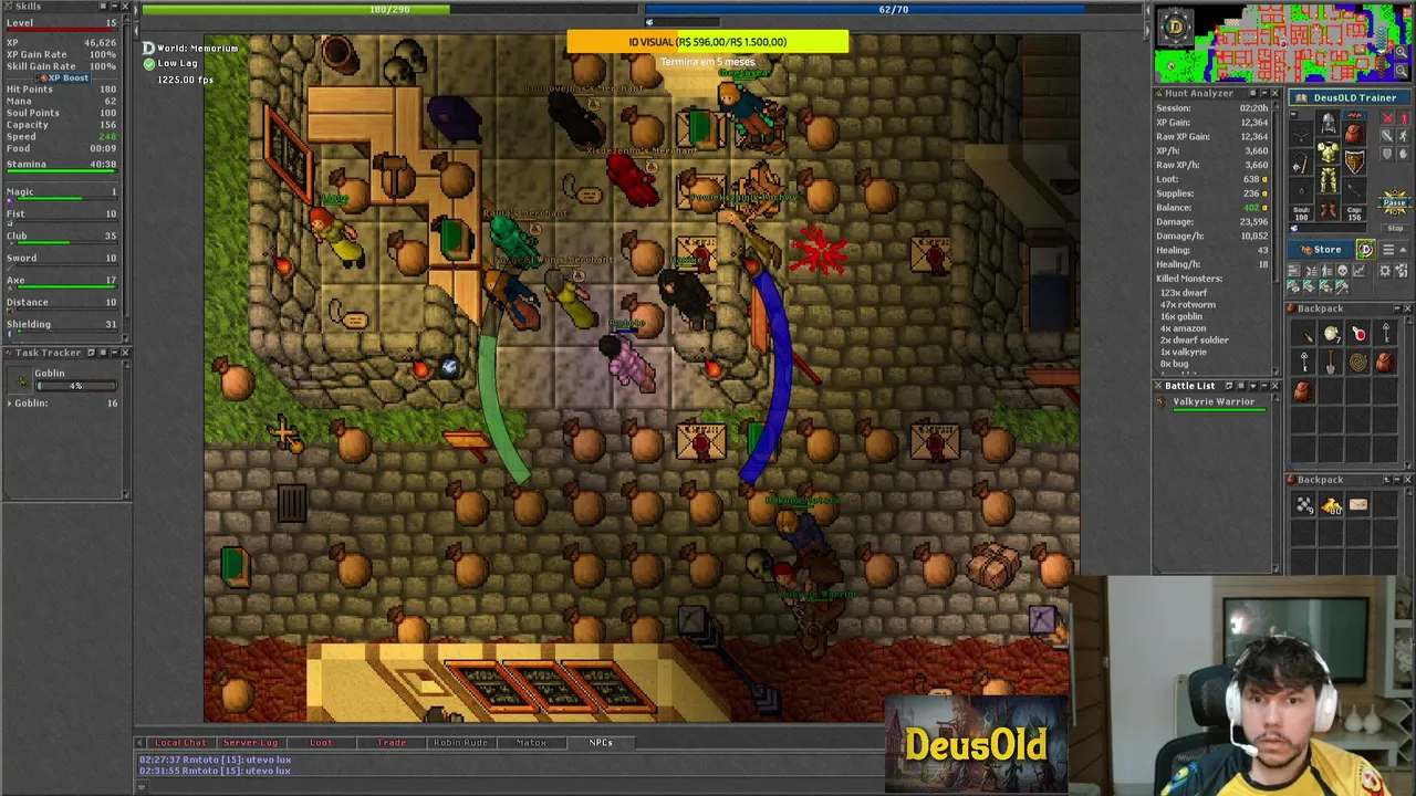 [DEUSOLD] CONHECENDO O FAMOSO TIBIA 7.4 | VAMOS POR MAIS