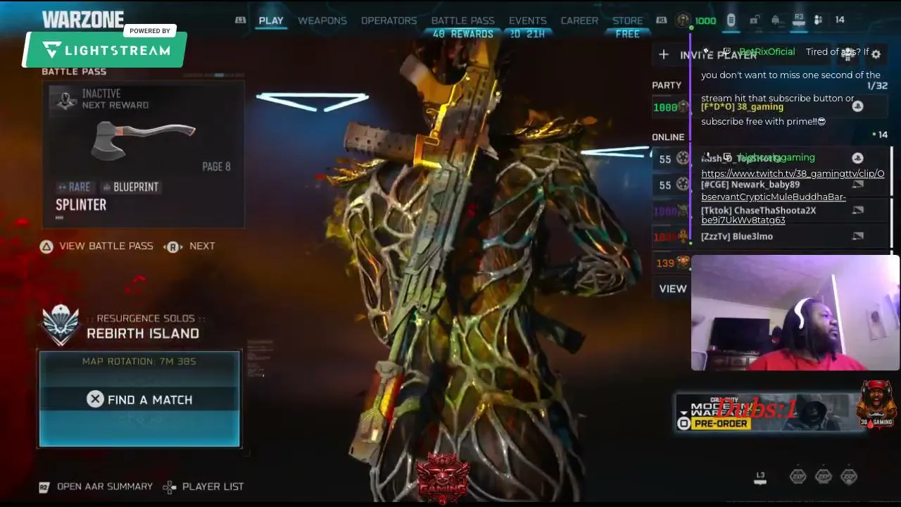 South Carolina PRESTIGE LEGEND WARZONE PLAYER... I DO NOT OWN RIGHT TO ANY MUSIC