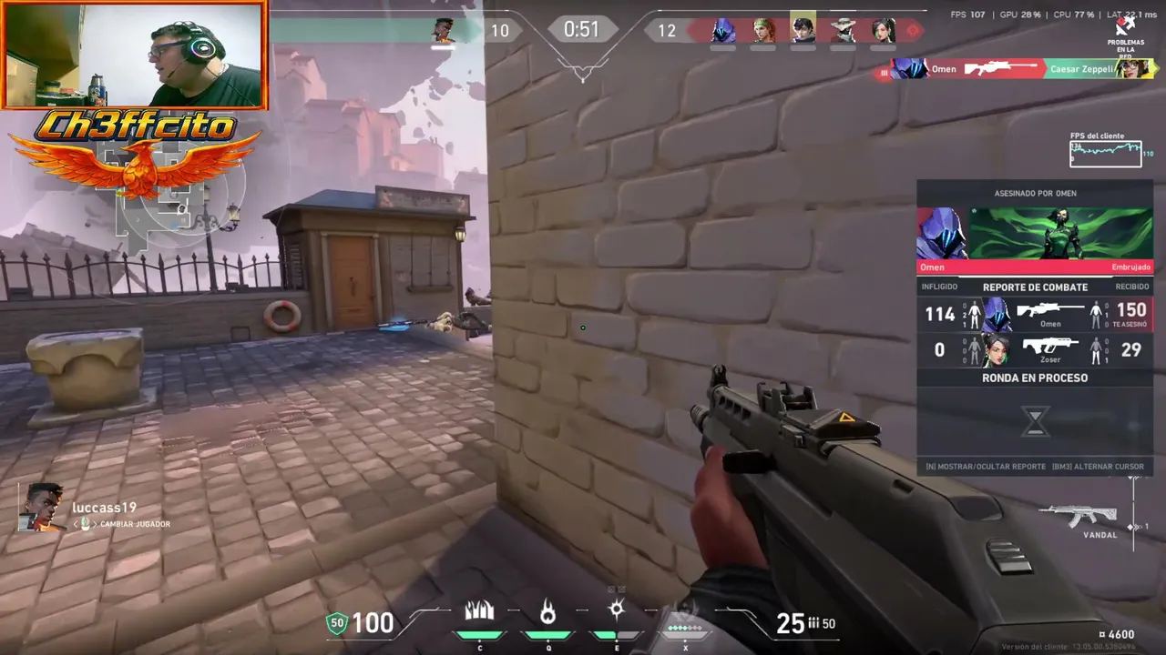 volvi al stream y al valo