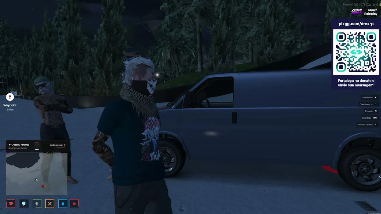 GTA RP DESAFIO - CHAMAR PLAYER PRA CIDADE CROWN ROLEPLAY