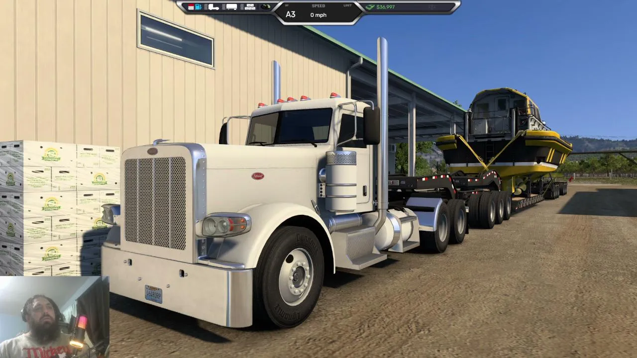 Just me and that lonesome road back to were we started keyboard ATS and a love for truck!!s