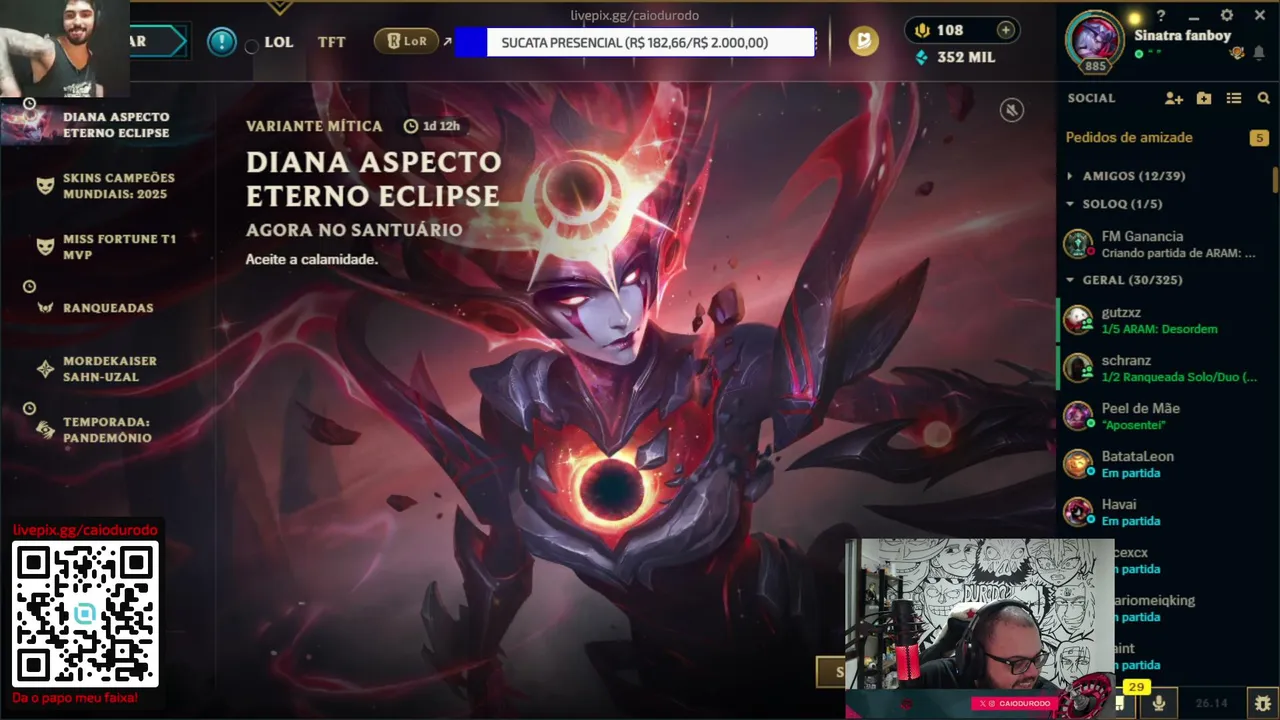 SR ON | JOGANDO NA SMURF !pix