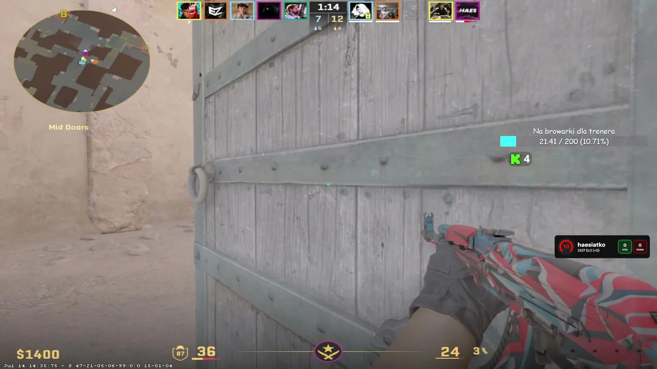 drugi official esea [90s]delay, win esea 13:5