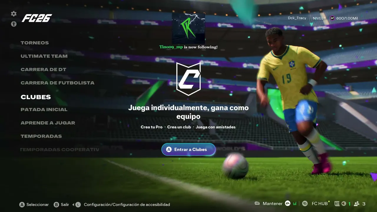 FC26 Clubes Pro