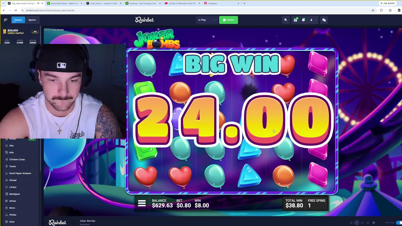 DAY 1 GAMBA-THON |REAL GIVEAWAYS | RAW $10K BALANCE | JOIN UP QUICK!