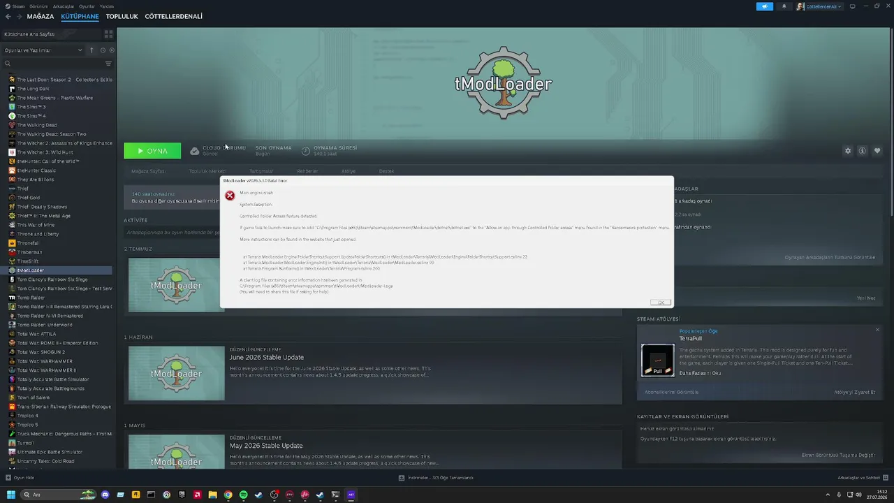 2D minecraft ama daha gelişmişi