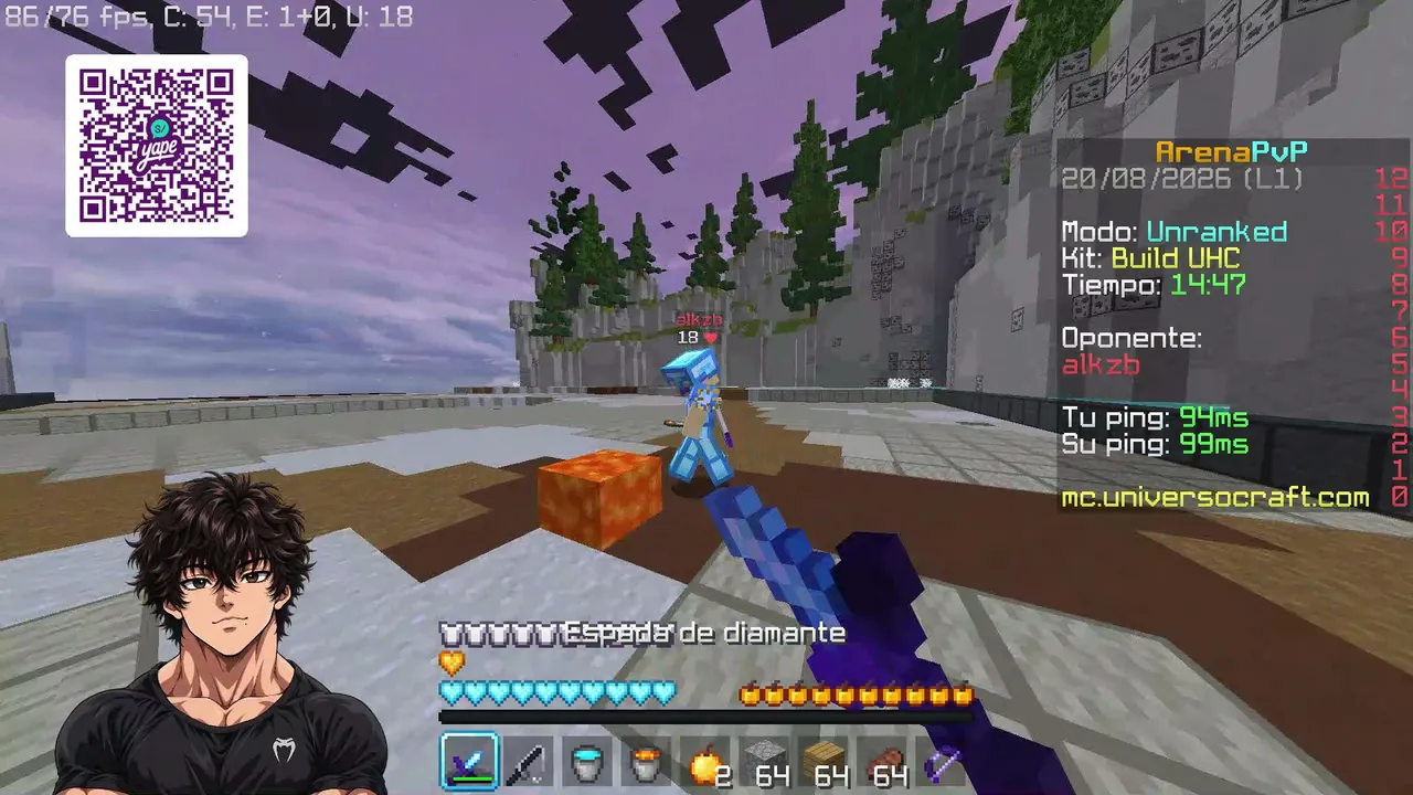 IRL EN MINECRAFT (SKYWAR EN CUBEHACKS 2026) -   EN VIVO