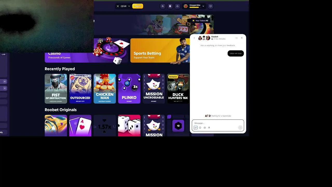 ROAD to roobet sponsor