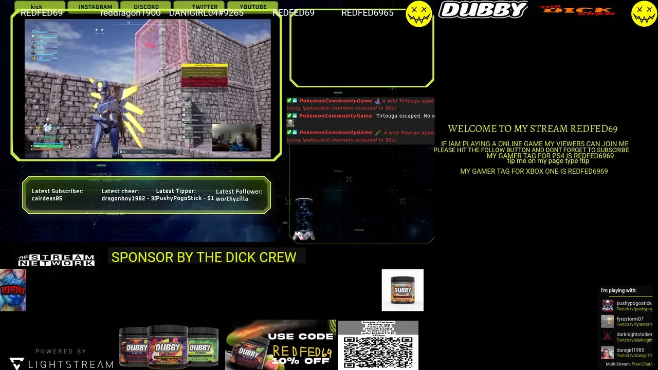 watching movies tonite  on kick and twitch both
