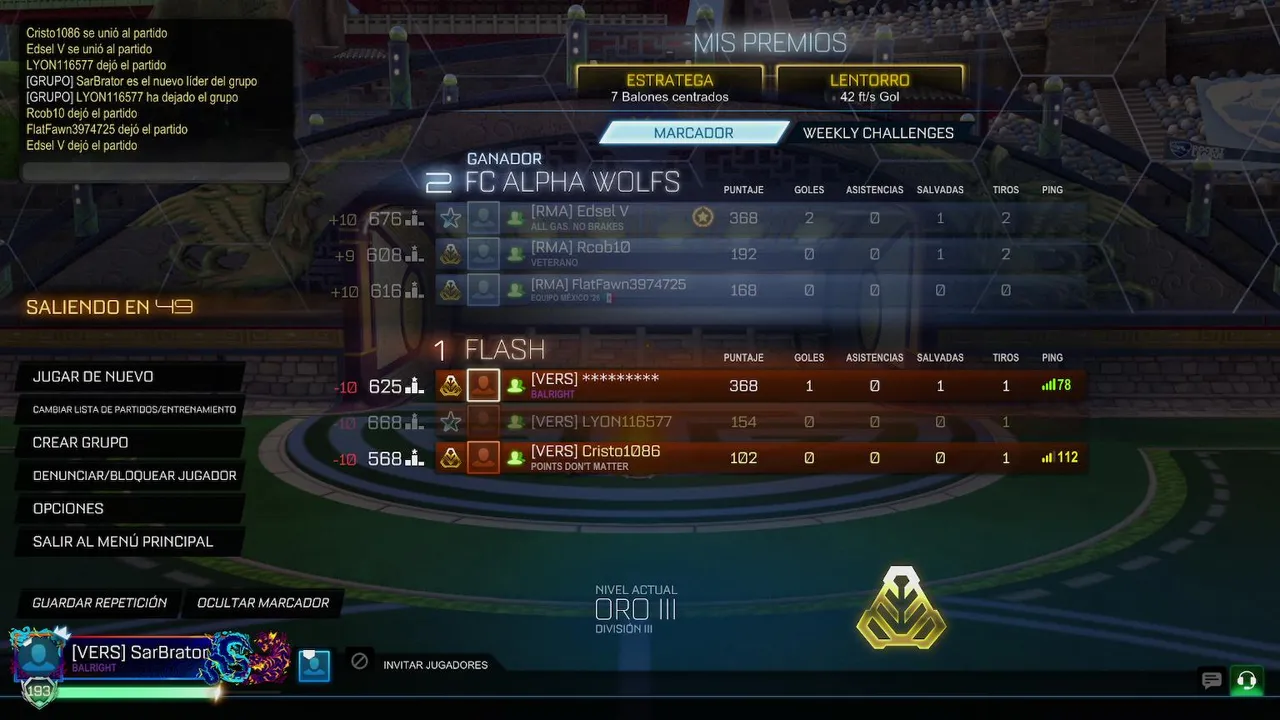 SUBIENDO A DIAMANTE EN 3VS3