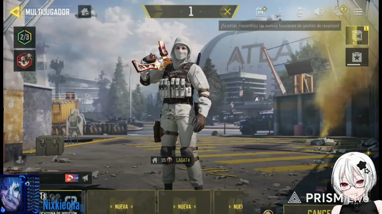 Jugando call of Duty por primera vez :3