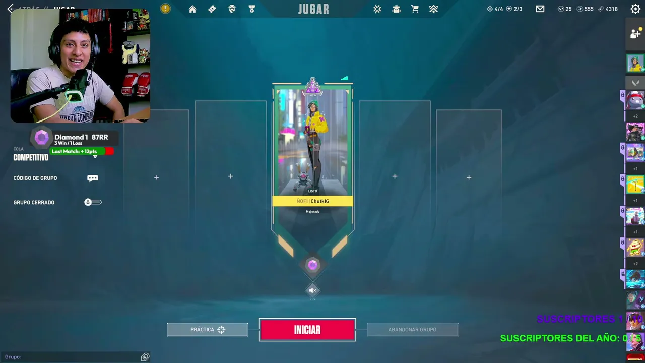 PEAK DIAMANTE 3 💎 / META: ASCENDETE 🟢/ JUGAMOS CON SEGUIDORES / SI ME DAS FOLLOW TE DOY UN BESO / CHAT DE VOZ ACTIVO🎙️.