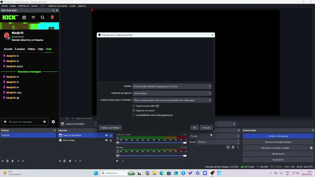 My first stream.
