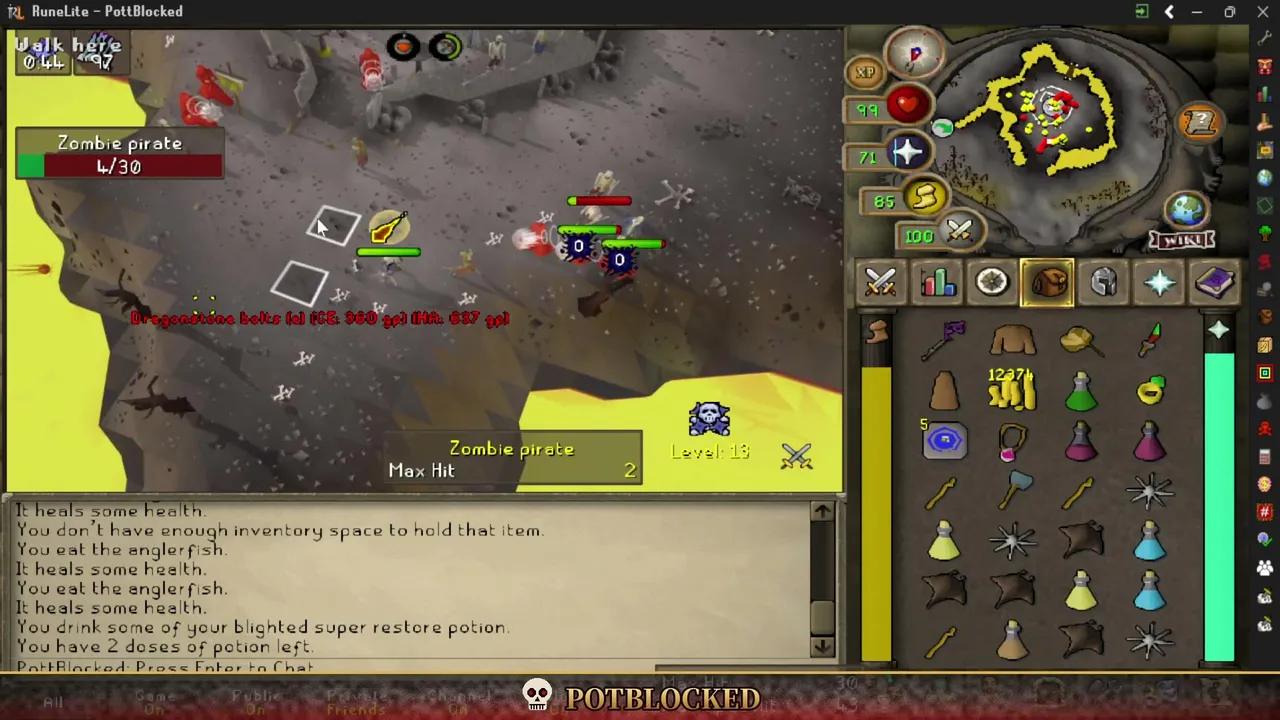 OSRS - PotBlocked 0 Gp to 10m