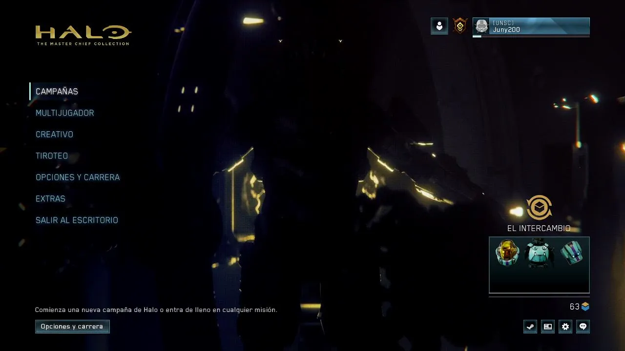 El halo verde, HALO: CV
