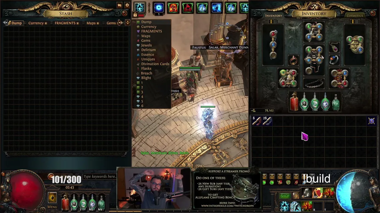 [!Drops/!Gift] PoE League Day 2 !Endgame | New Players Are Welcome | !Build !Mobalytics